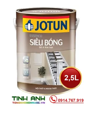Sơn dầu Jotun Essence Siêu Bóng nội thất & ngoại thất 2.5 Lít
