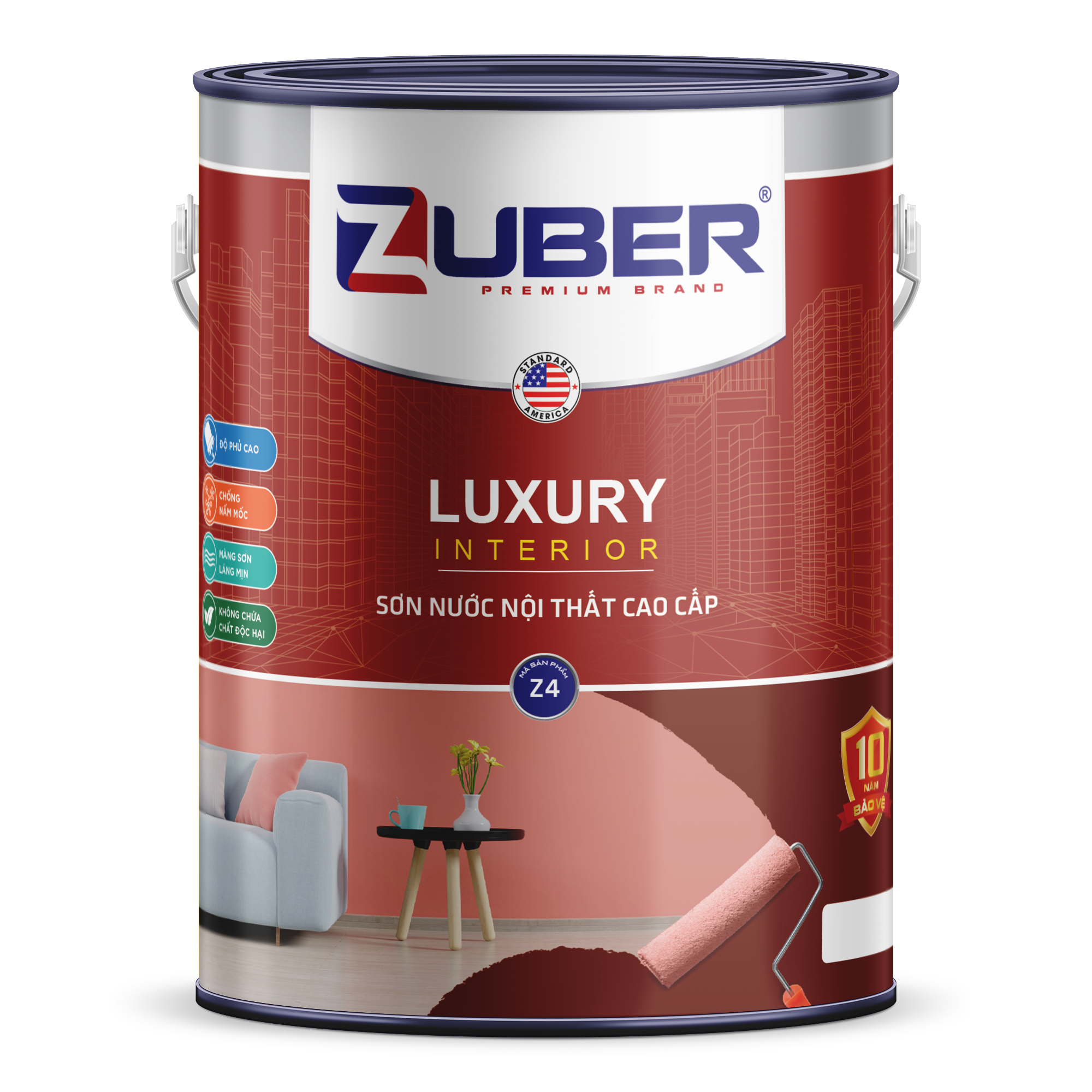 Sơn nước nội thất cao cấp – Luxury Interior Z4