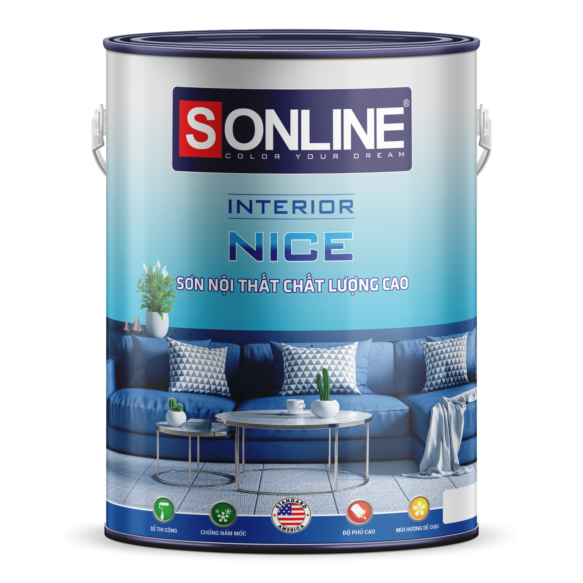 Sơn nội thất chất lượng cao – Interior Nice